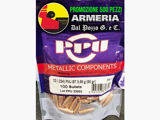 PPU PALLE 223 55 GN FMJ BT