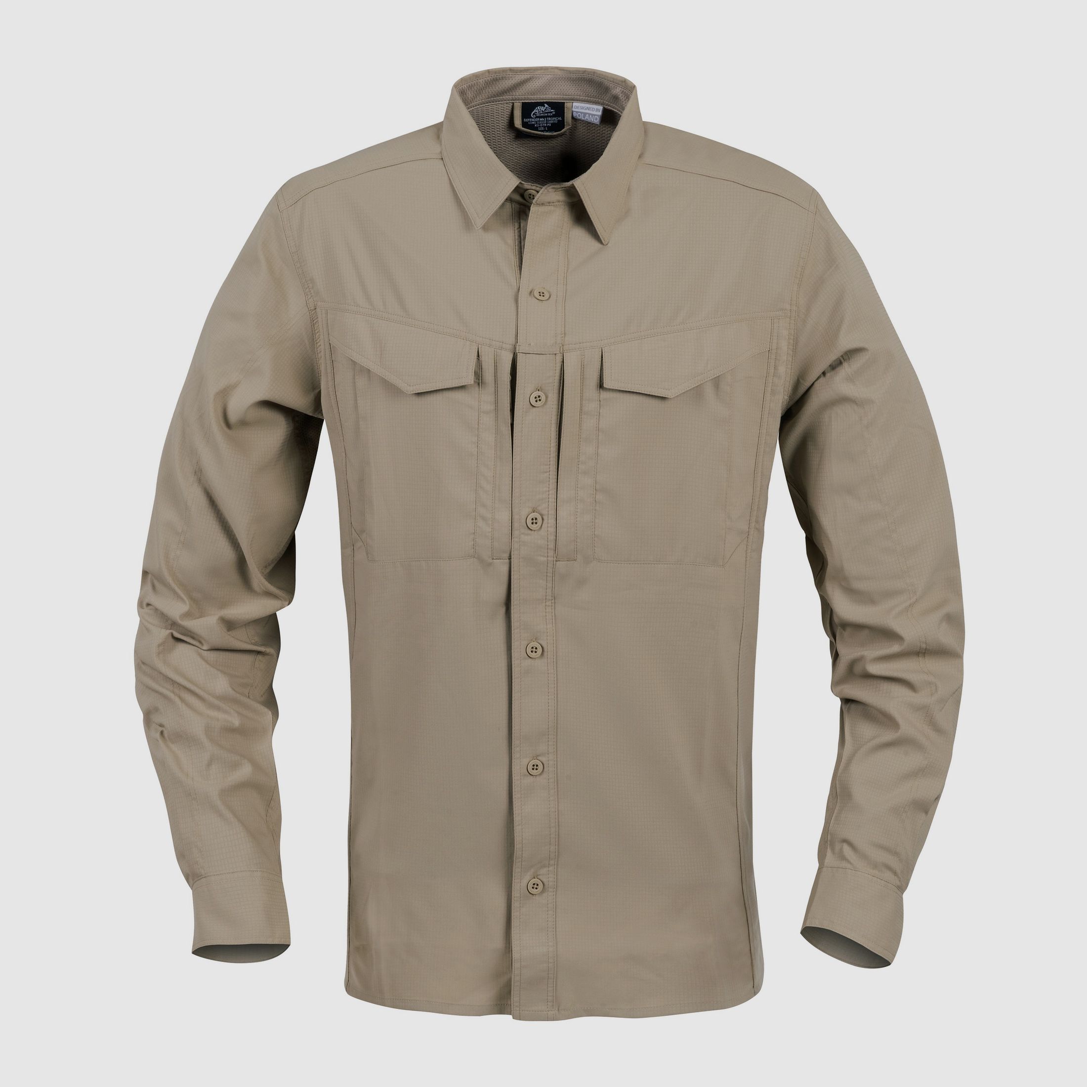 HELIKON-TEX DEFENDER Mk2 TROPICAL SHIRT SILVER MINK