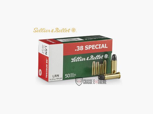 50 Munitions S&B cal 38 Special 158gr LRN