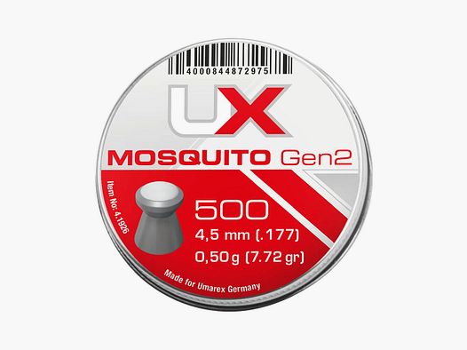 UX Mosquito Gen2 Diabolos 4,5mm / 0,50 g / 500 pz