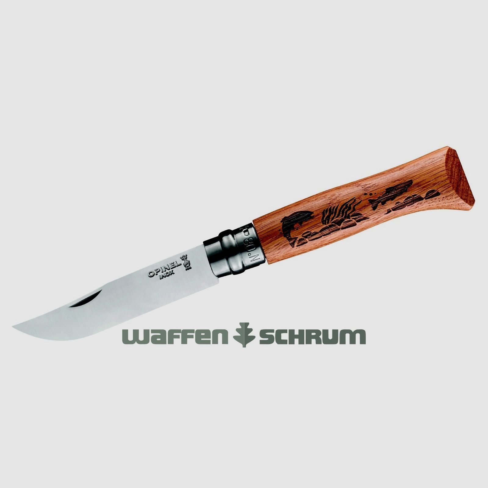 Opinel Messer Animalia  Fisch rostfrei