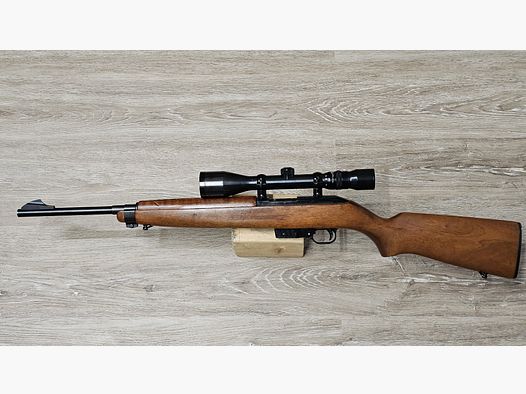 Self-loading rifle Erma EGM1 (used) .22 lfb including Kahles Helia-Super 3-9x (Abs. 1) and 5 magazines