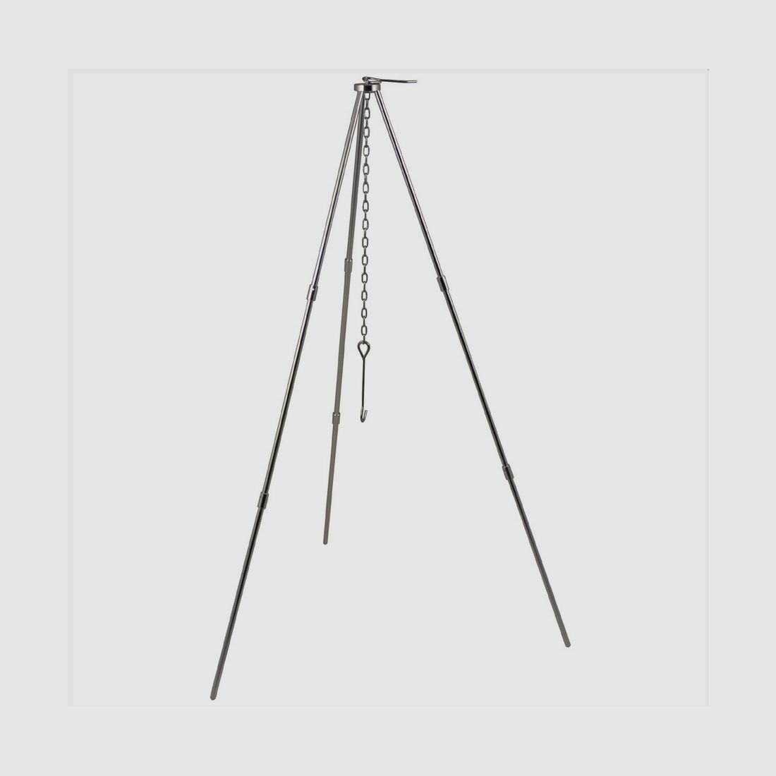 FOX Outdoor Dreibein, "Trekking", Alu, mit Kette und Haken