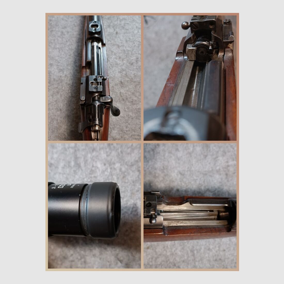 Waffen Adamy Suhl Mauser Argentino 98er mit ZF Docter3-12x56