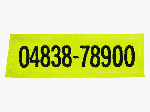 Outdog Reflektorstreifen mit individueller Telefonnummer