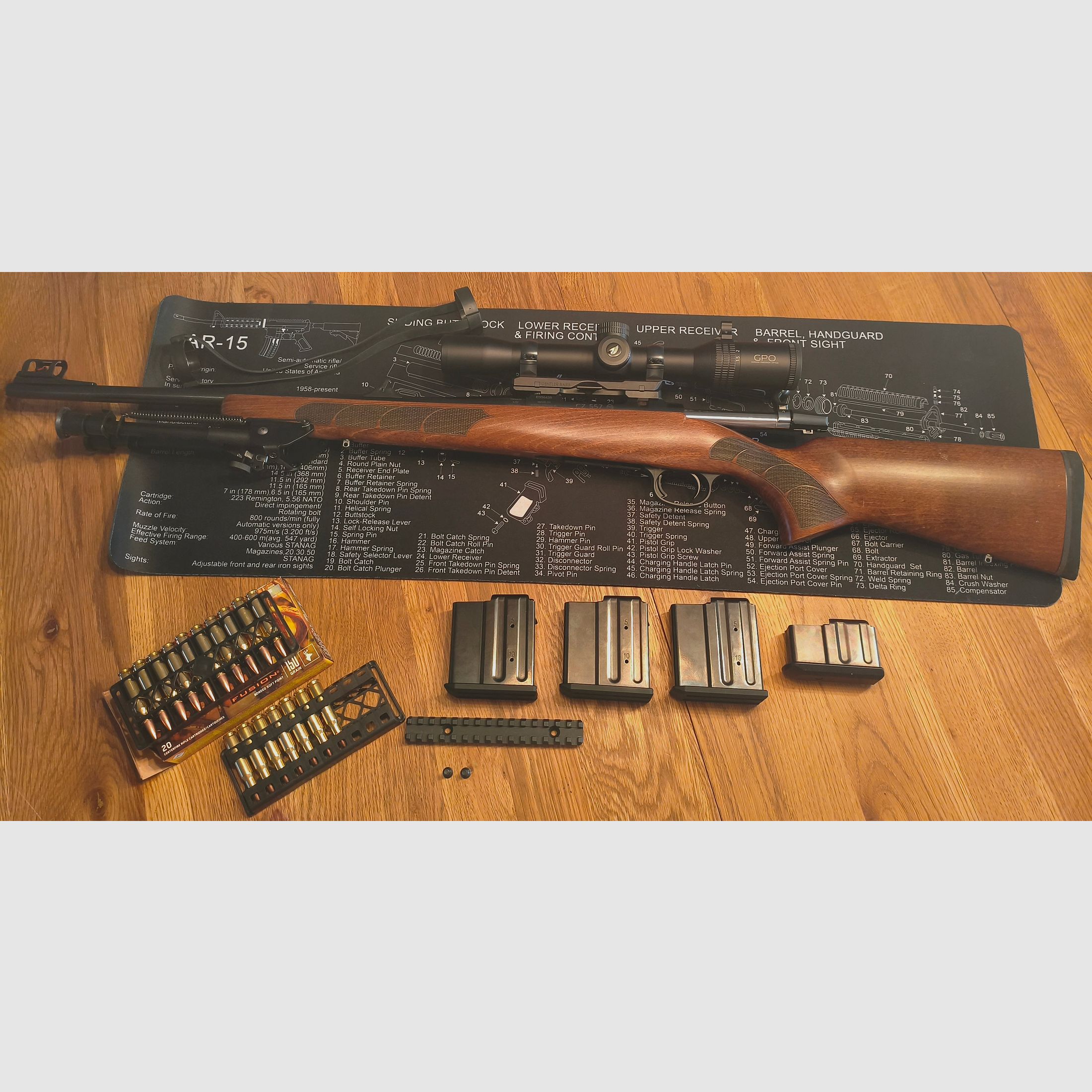CZ 557 RANGER(R) in .308 WIN komplett mit GPO SPECTRA und DENTLER