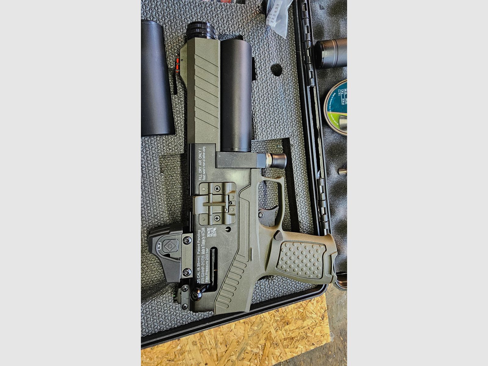 Hatsan PCP Pistole VELOX, Kaliber 25