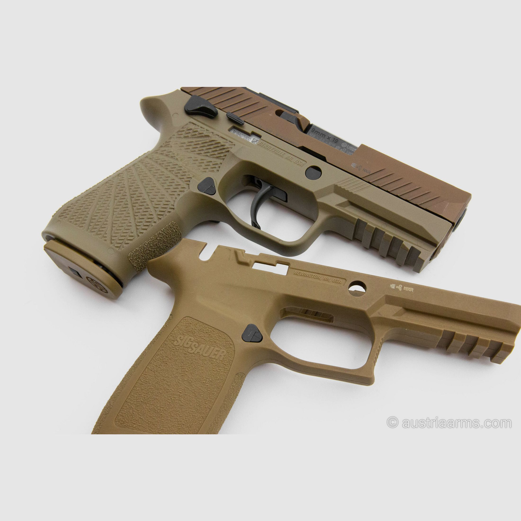 SIG Sauer P320 M18 inkl. WilsonCombat Grip, neuwertige Gebrauchtwaffe, 9x19mm, Bild 3 von 5