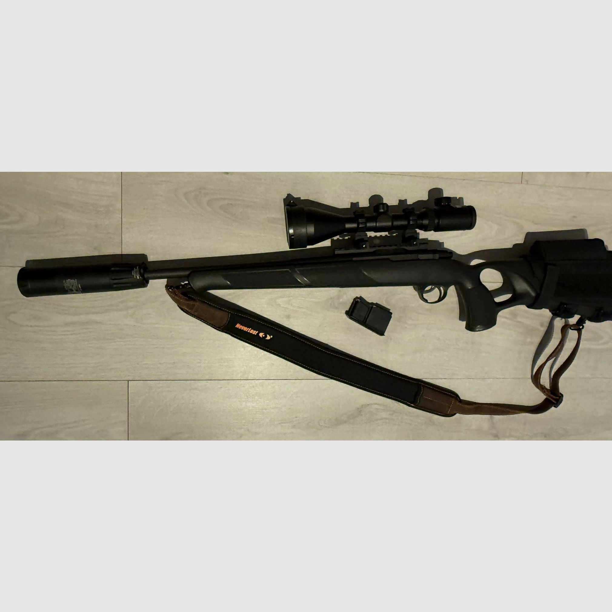 Merkur 870 hole shaft .308 WIN + silencer + Lensolux 2-12x56 young hunter