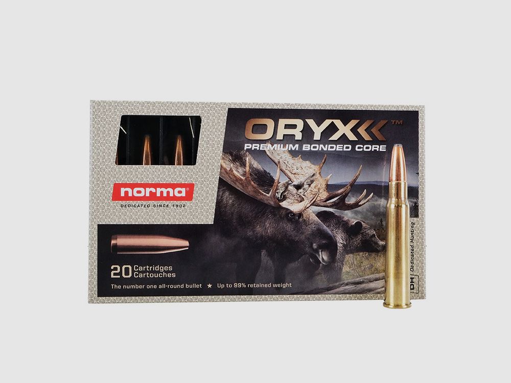 Norma 8X57 JRS Oryx 18010 12,7 g cartucce per carabina