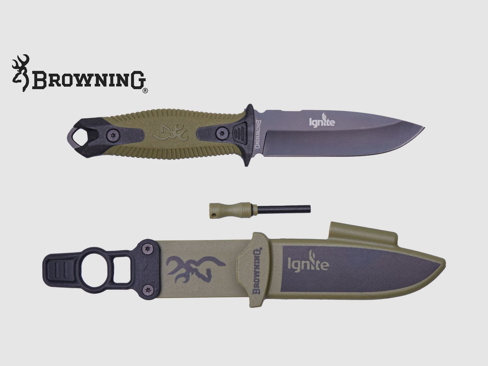 BROWNING Messer Ignite 2 Grün