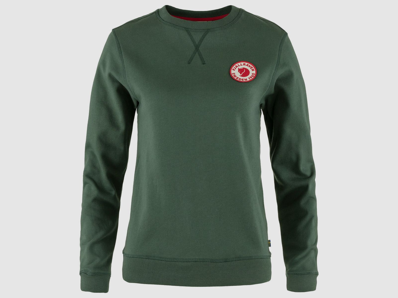 Women's sweatshirt Fjällräven 1960 Logo Badge 87230 - Deep Patina (679), image 1 of 8