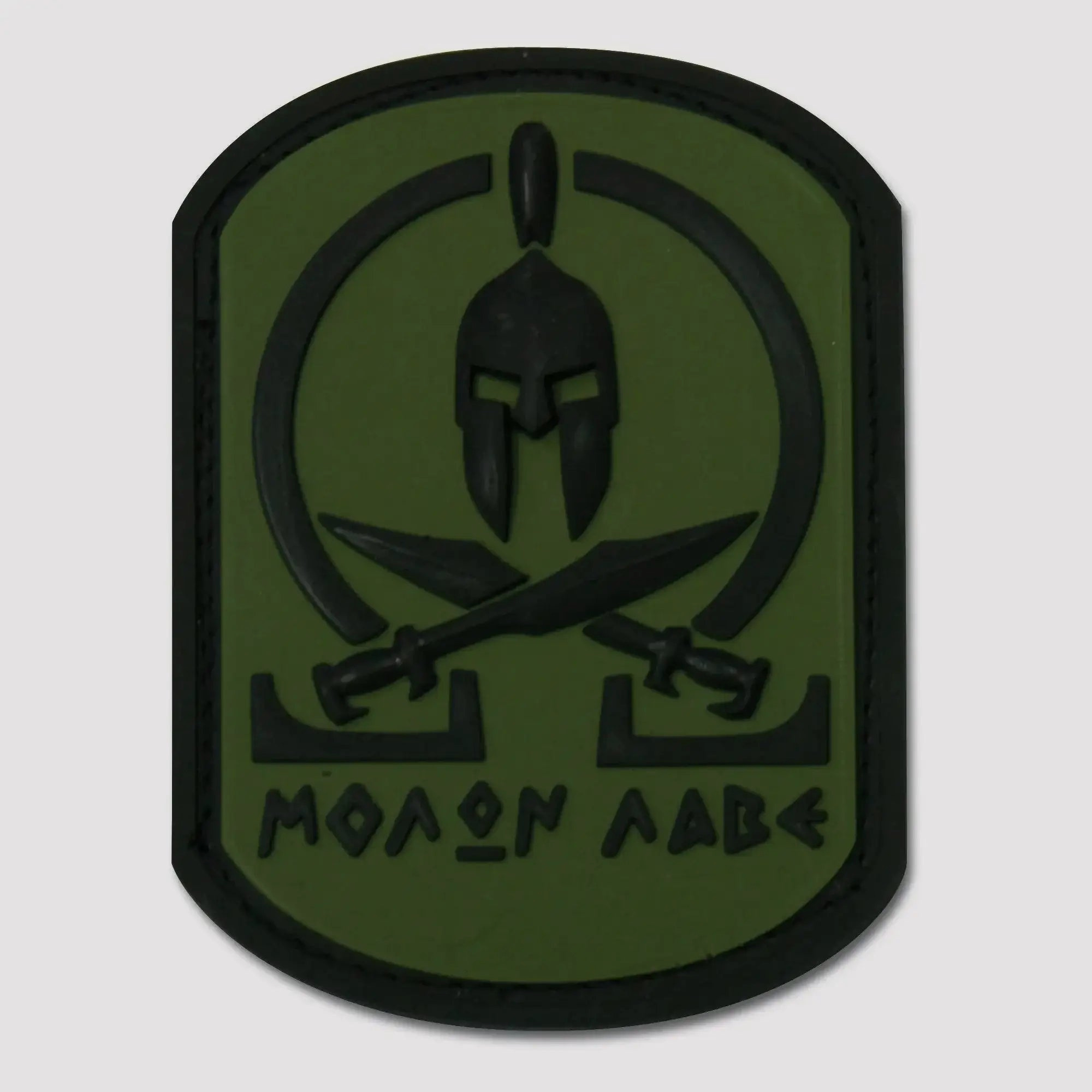 Jackets To Go 3D-Patch Molon Labe Spartan oliv