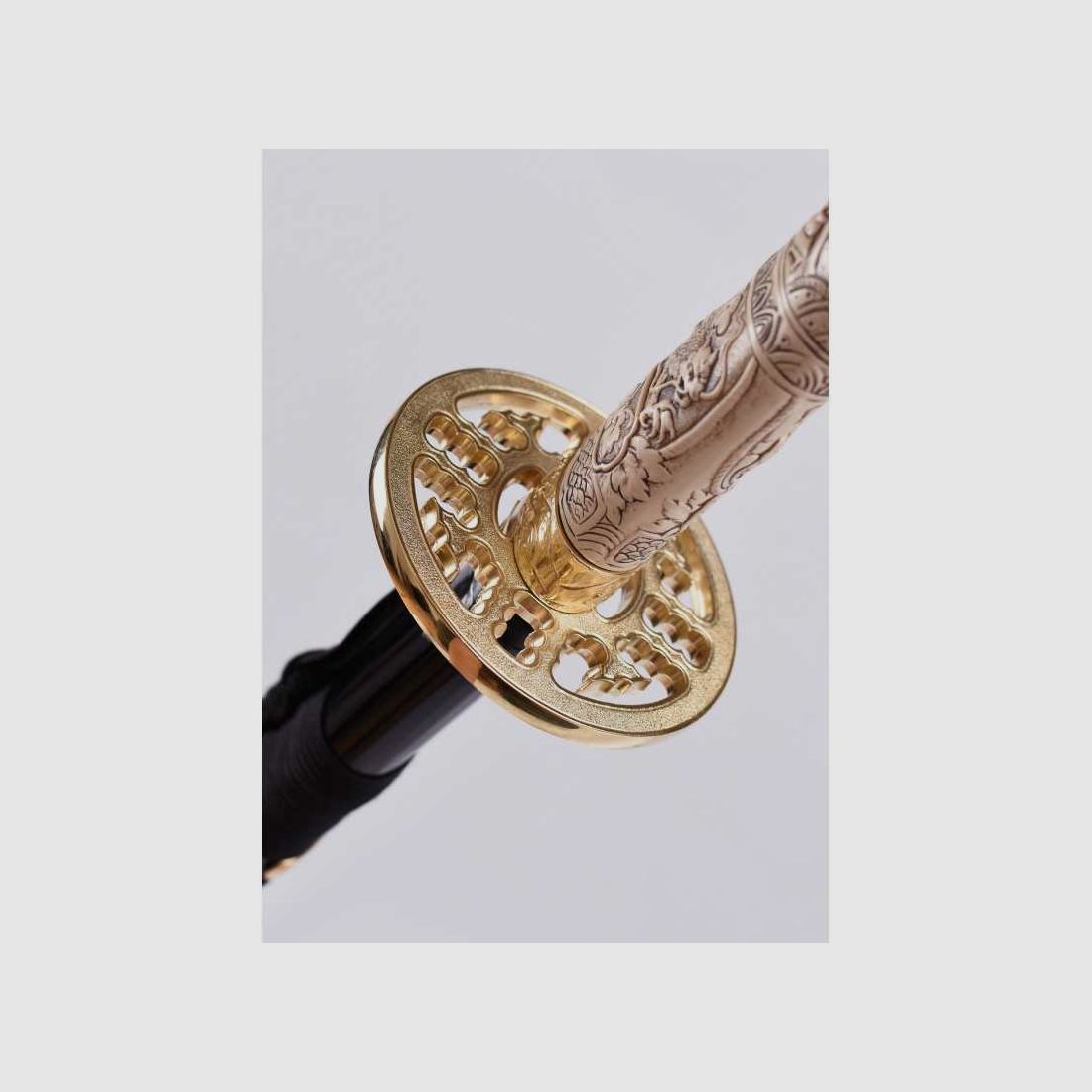 Lizensiertes Katana Schwert des Connor MacLeod aus dem Film Highlander, schwarz, Marto