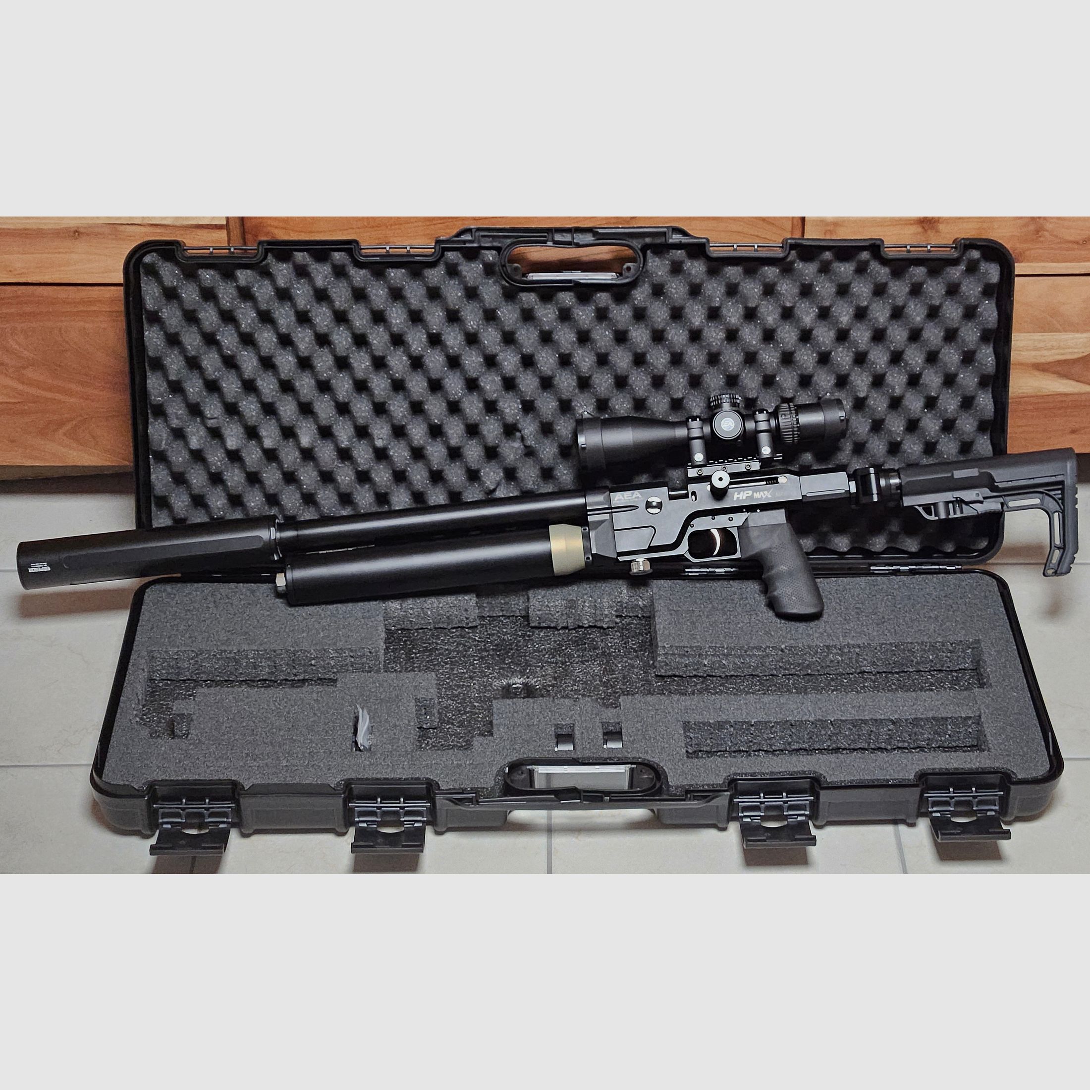 Luftgewehr AEA HPMAX Mk2 9mm inkl. Koffer