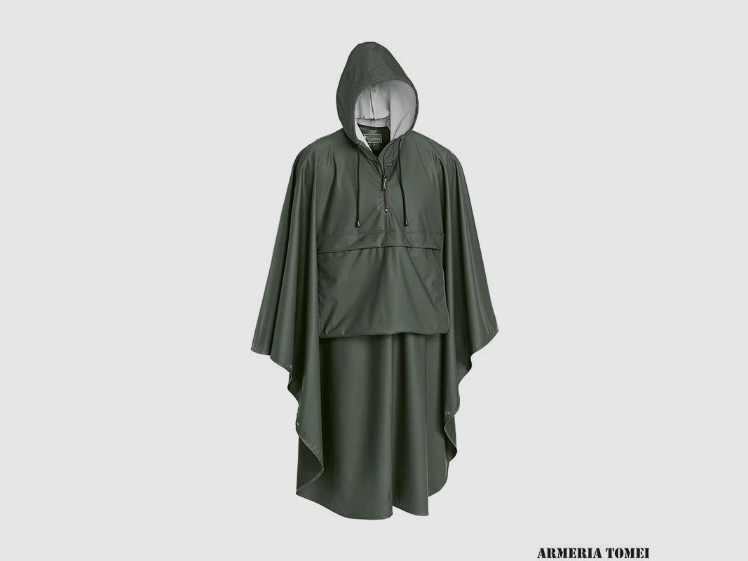 PINEWOOD® – GUSTAV PONCHO Grün (EINHEITSGRÖSSE)