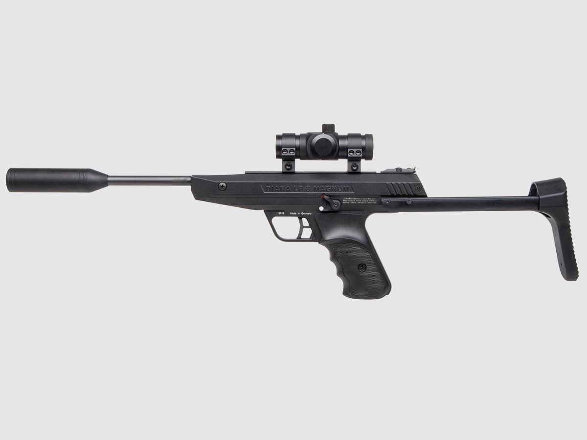 DIANA LP8 Magnum Tactical Set 4,5mm - Druckluft Federdruck | Knicklauf