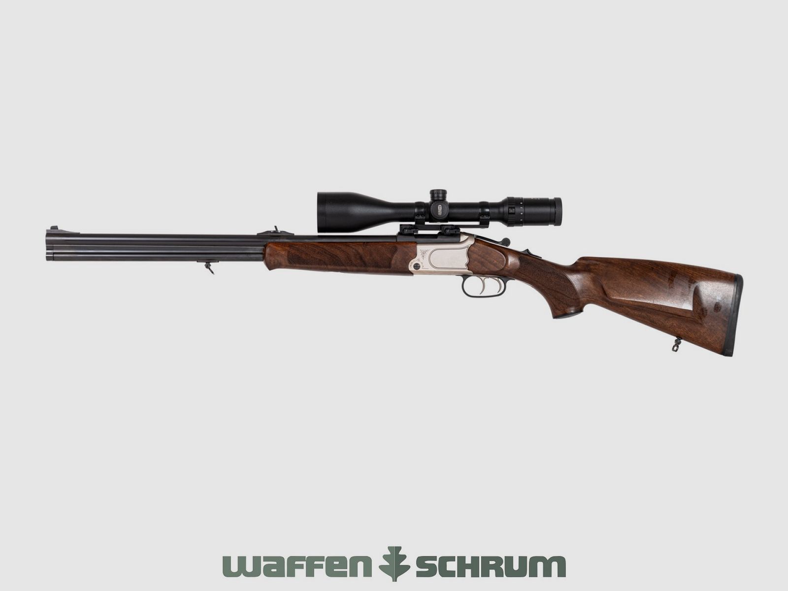 Merkel BBF B4 12/76-9,3x74R, ZF Meopta Meostar R1 3-12x56 Abs. 4C, Merkel Klemmontage, LL: 61cm, 30 colpi di munizioni