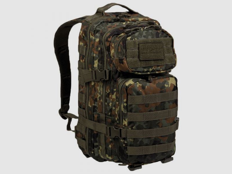 Mil-Tec Rucksack US Assault Pack flecktarn