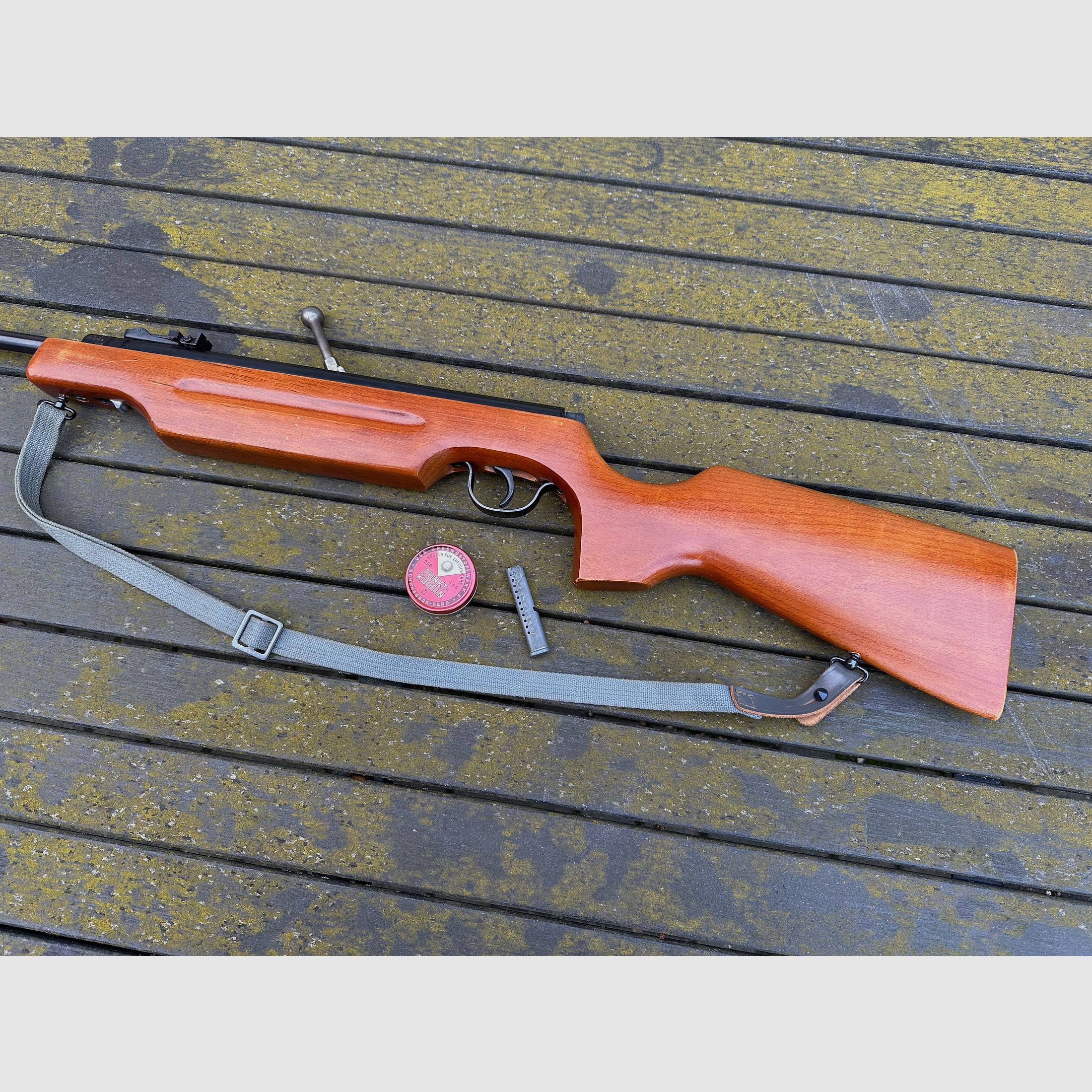 Luftgewehr DDR Haenel Suhl Modell 310 mit Sportschaft