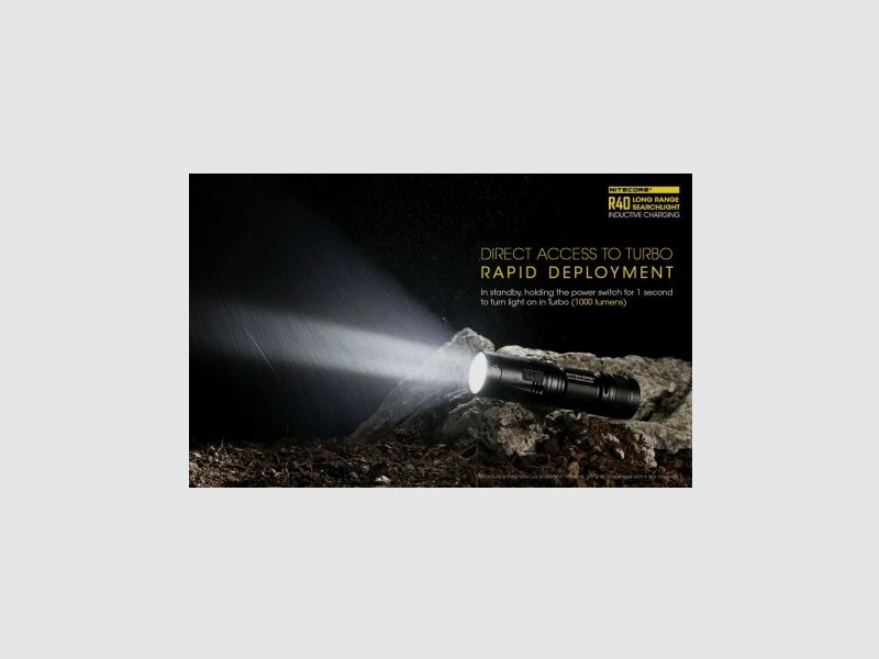 Latarka Nitecore R40 ze Stacją Ładowania 1000 Lumenów, zdjęcie 23 z 30