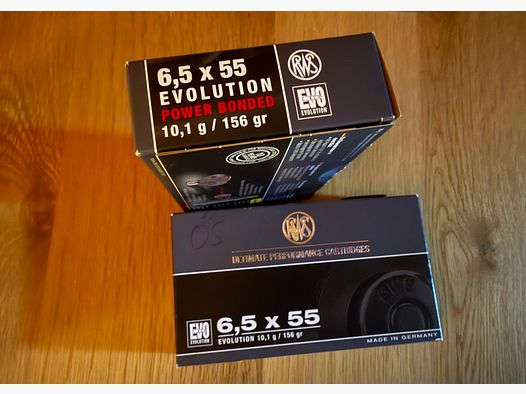 Munition von RWS EVO 6,5 x 55