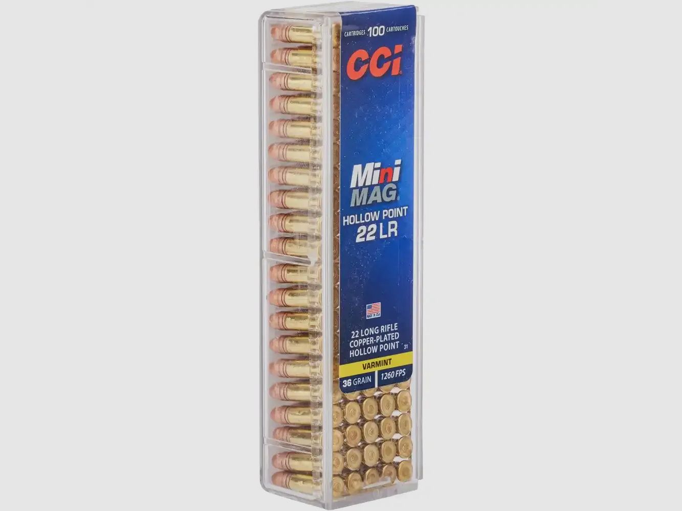 CCI .22 lfb. Mini Mag. 2,6g/40grs.
