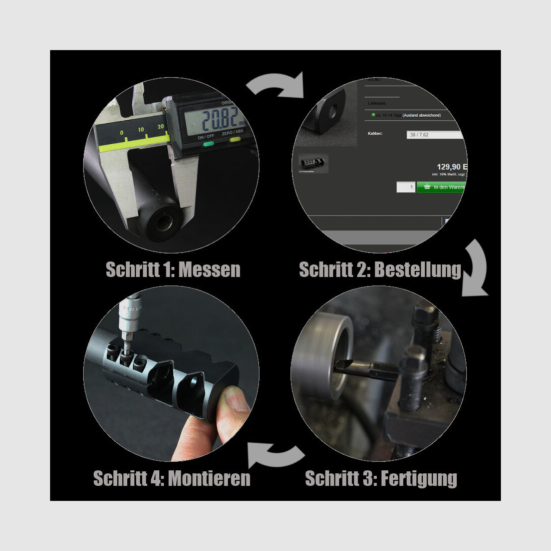 Peterssen Gunworks freno di bocca PGW Tipo5V3