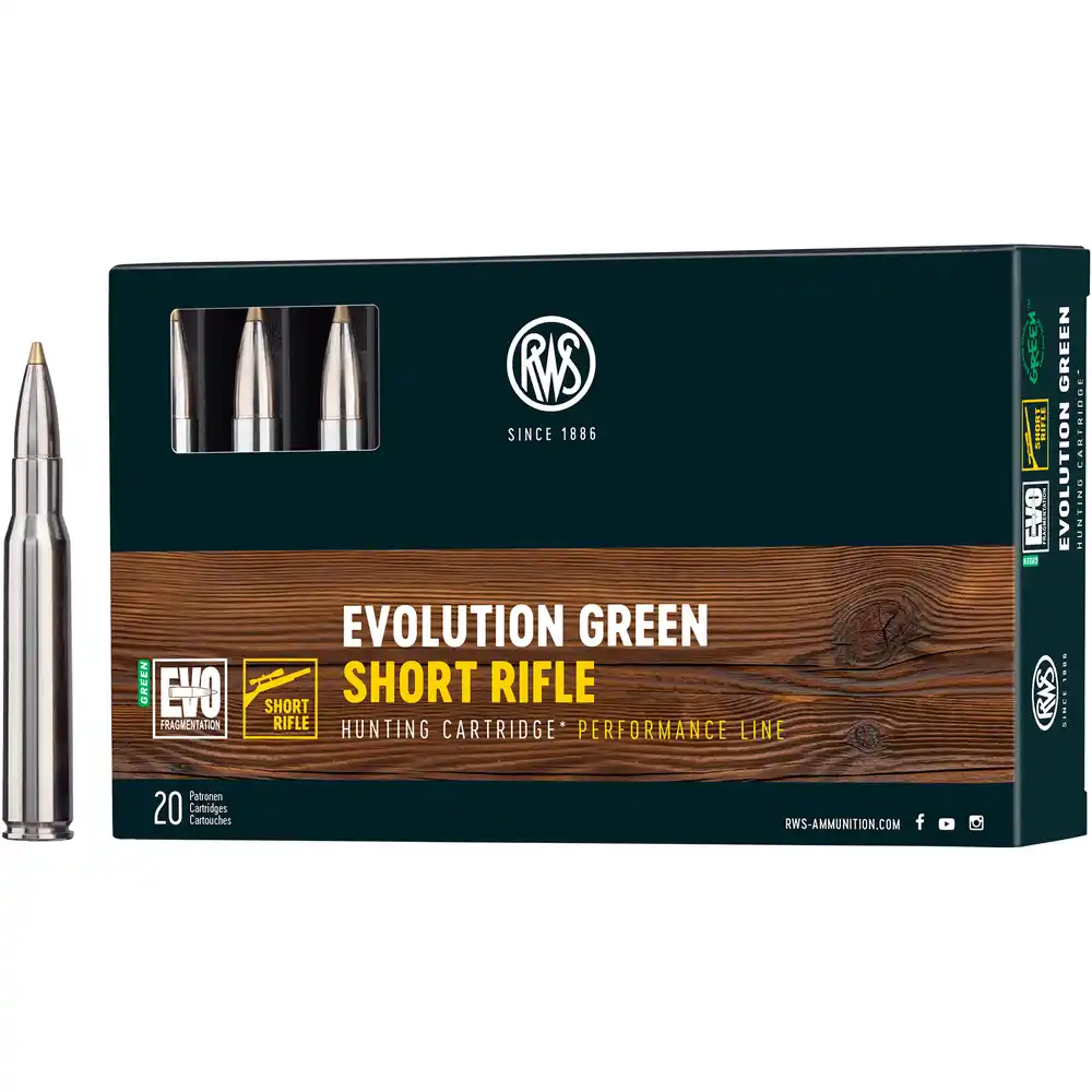 RWS .30-06 Spr. Evolution Green Short Rifle 9,0 g/139 grs., afbeelding 5 van 6