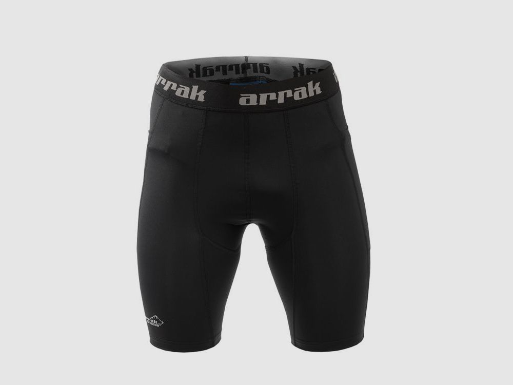 Arrak Outdoor Action Tights Shorts Herren Schwarz - XL