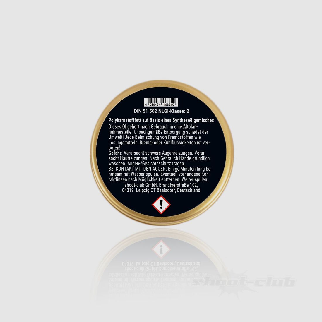 shoXx Premium Waffenfett 30ml Feingold Schraubdose