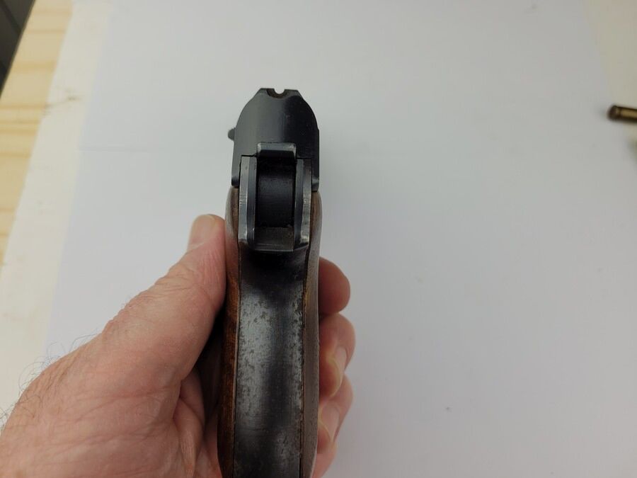 Schöner Mauser-Pistole – Modell HSC – 7,65mm – zwei Magazine! – acht Schuss – 1942 / 1943 – Original-Holster – sehr guter Zustand, Bild 8 von 10