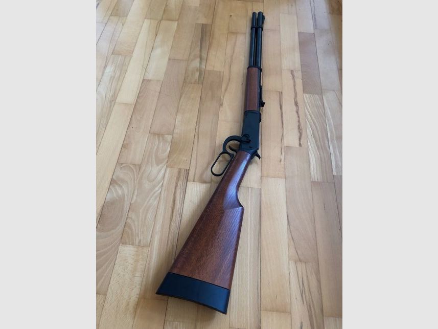 Umarex Cowboy Rifle 88g Co2 GEWEHR inkl. Magazin + 88g CO2 Patrone + eine Dose Munition schwarz braun SET