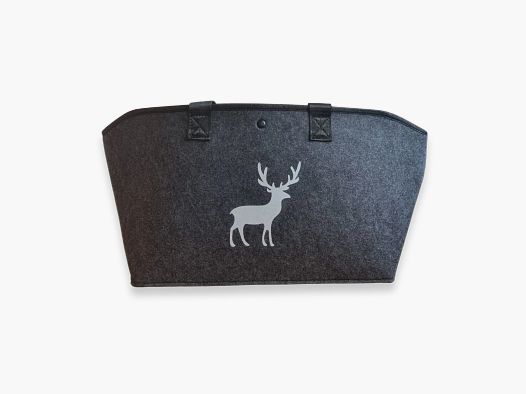 Vilt tas met hert-embleem