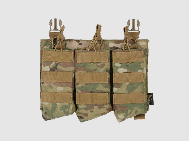 Buckle Up Triple AK47/AKM Mag Pouch - Multicam [8FIELDS PREMIUM]