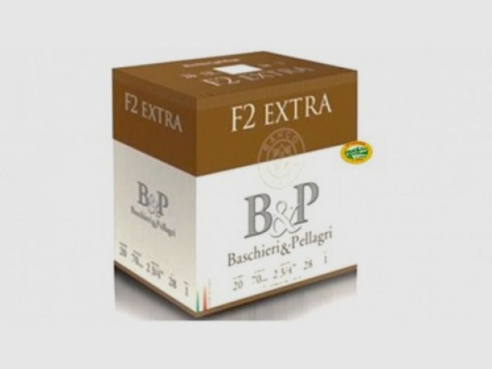 BASCHIERI & P. Patronen F2 Extra Kal.20 gr.28 pb.6 spezielle Taube