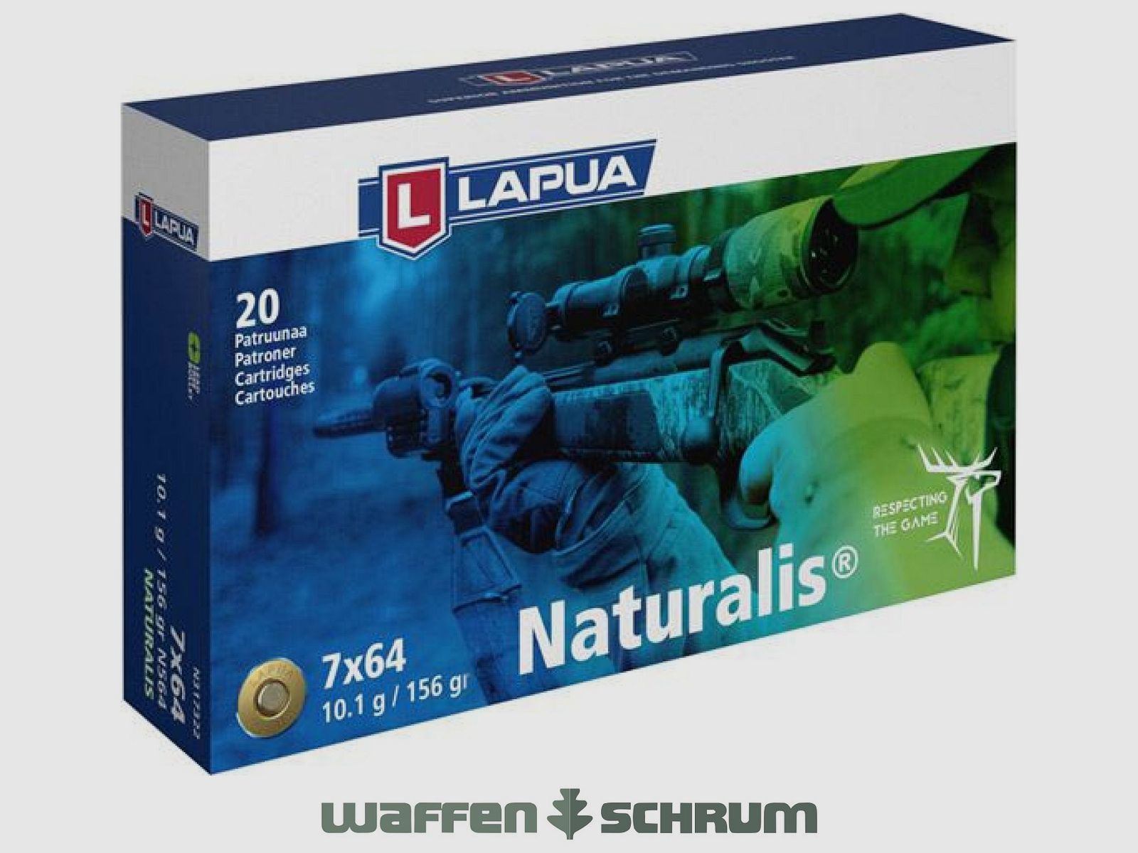 Lapua Naturalis 10,1g - 156gr. 7x64