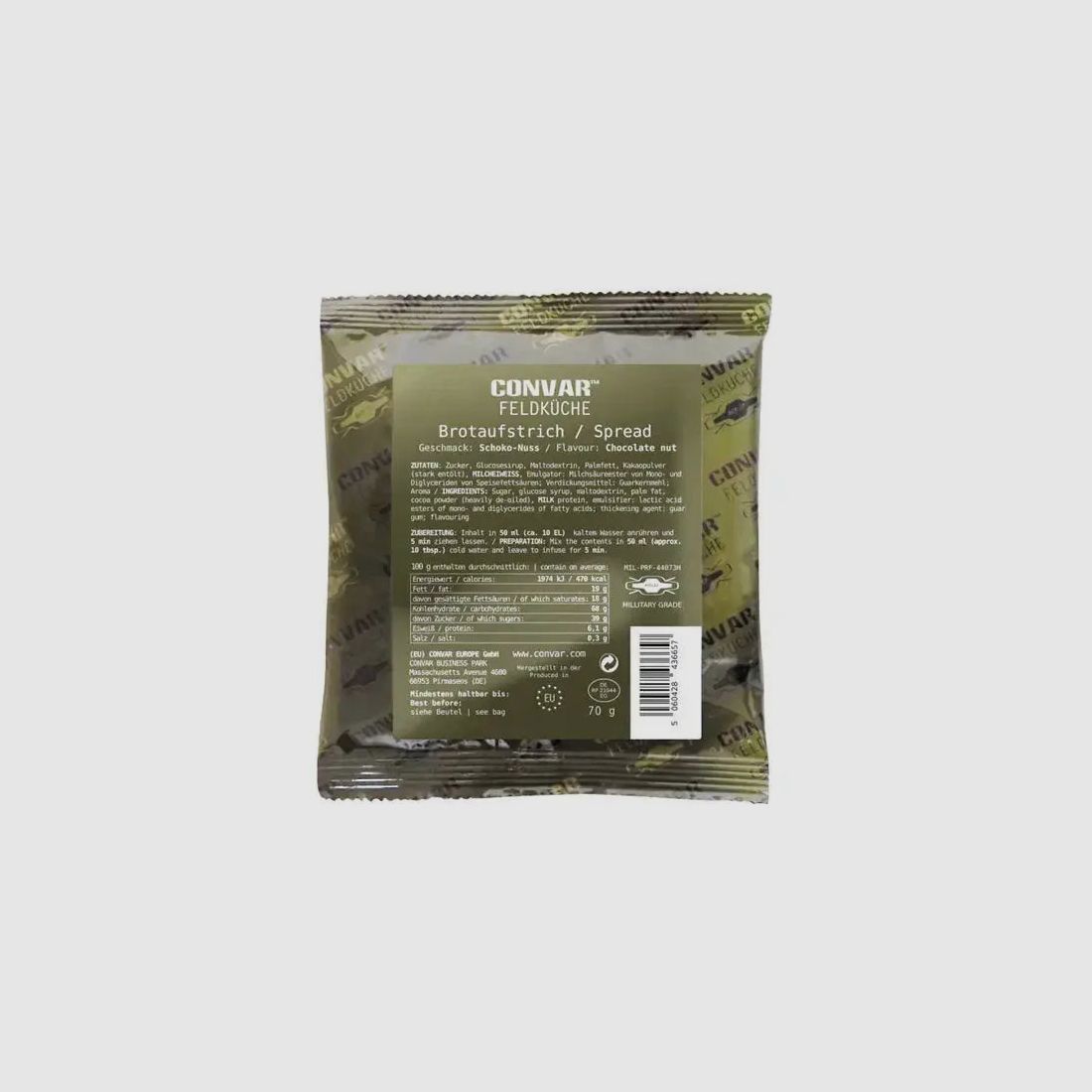 Convar-7 cucina da campo crema spalmabile cioccolato-nocciola