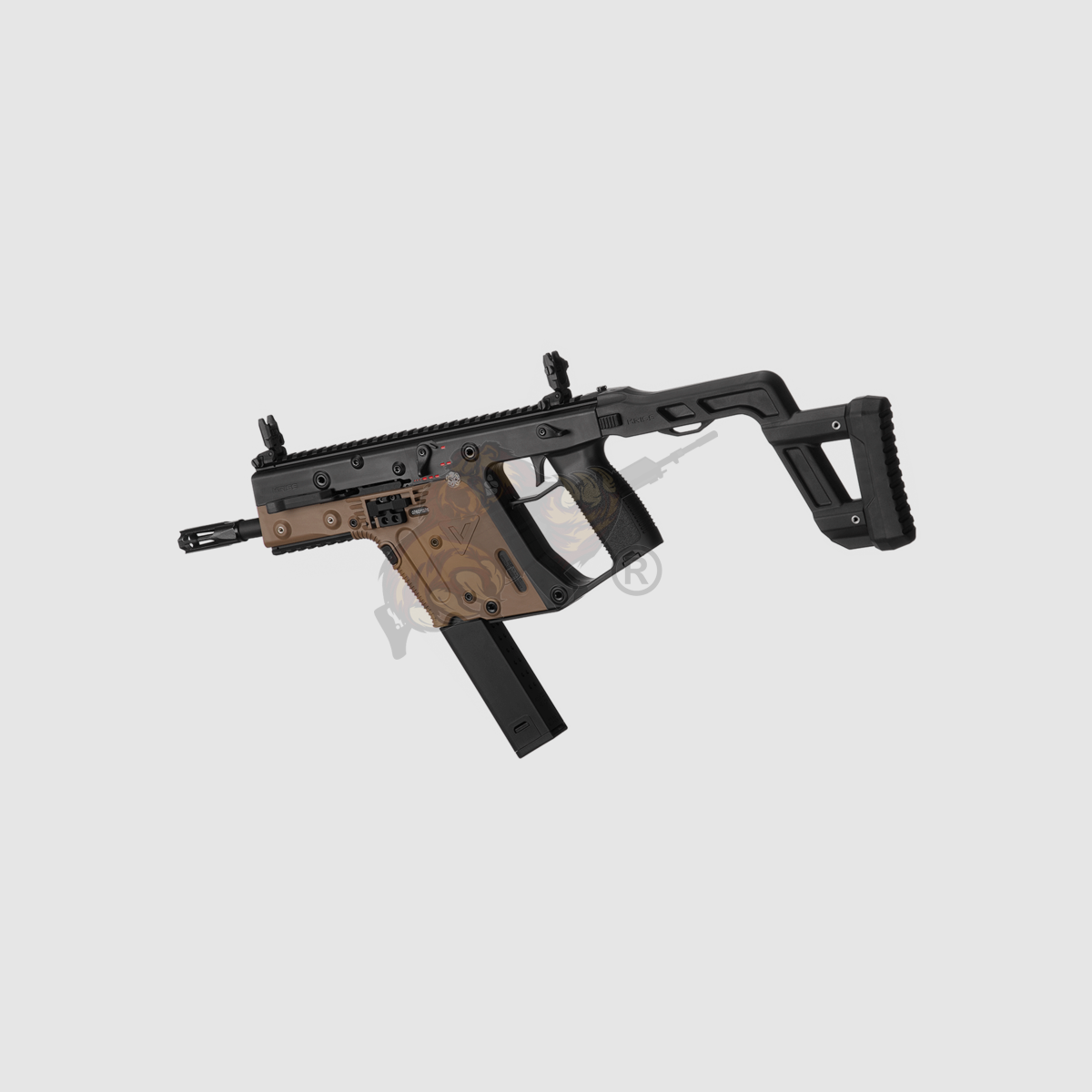 Kriss Vector V2 in Dueltone Black / Tan Airsoft Free from 18 - S-AEG -F- (Krytac)