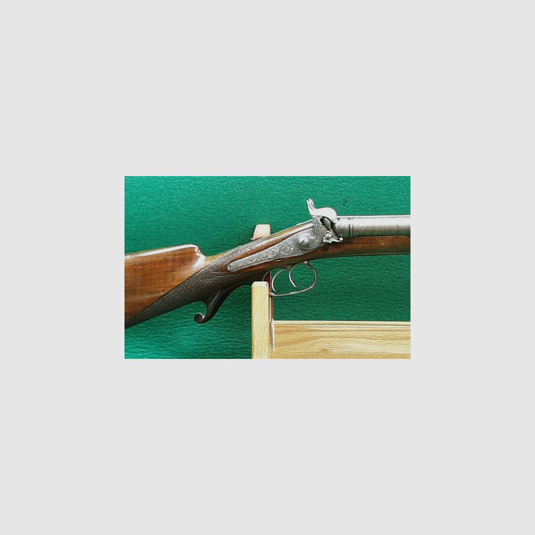 G. Noack fusil à deux canons à percussion