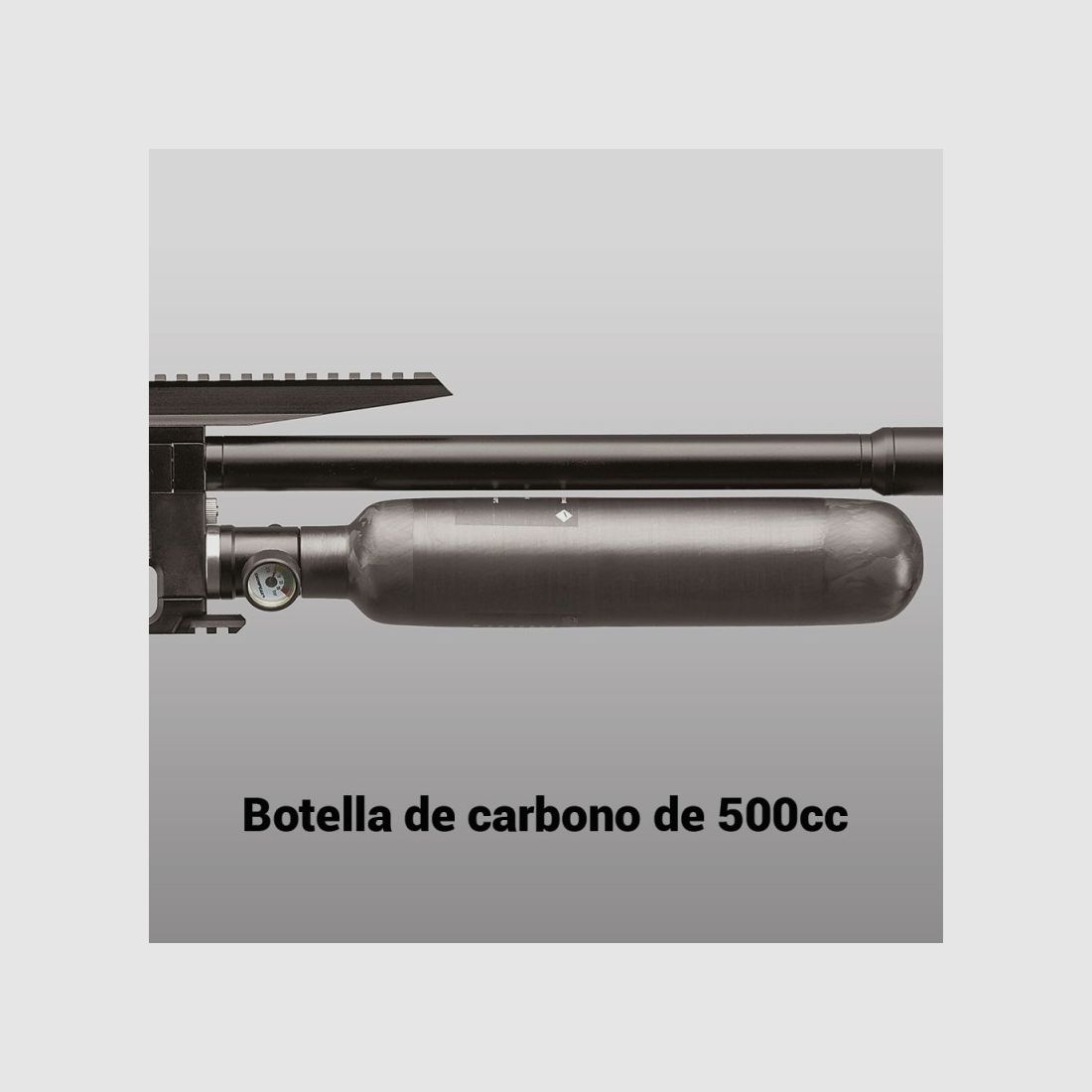 Carabina PCP Arcea-Snowpeak M60B – bombola in carbonio, immagine 2 di 6