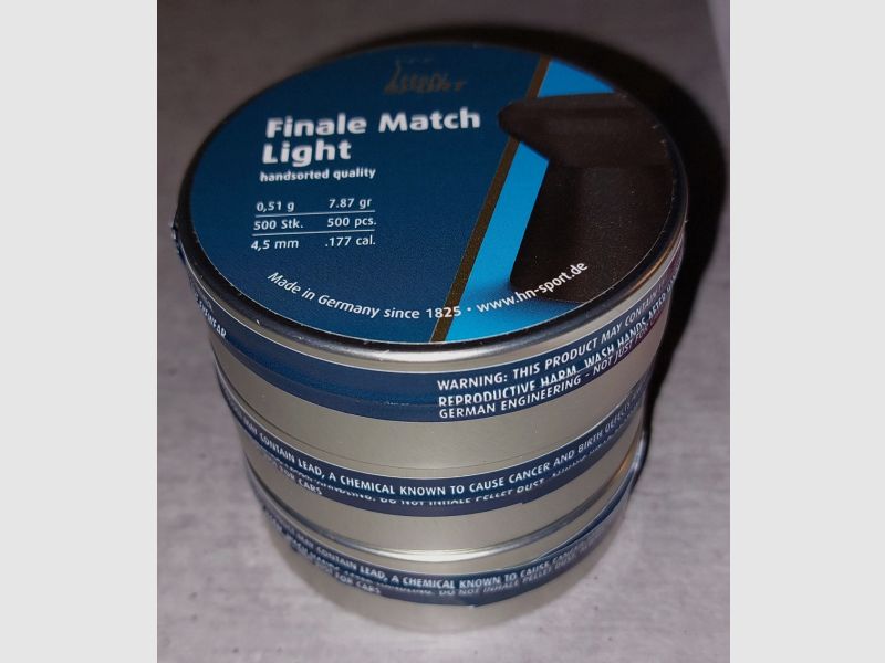 Match Diabolo H&N wegen Hobbyaufgabe