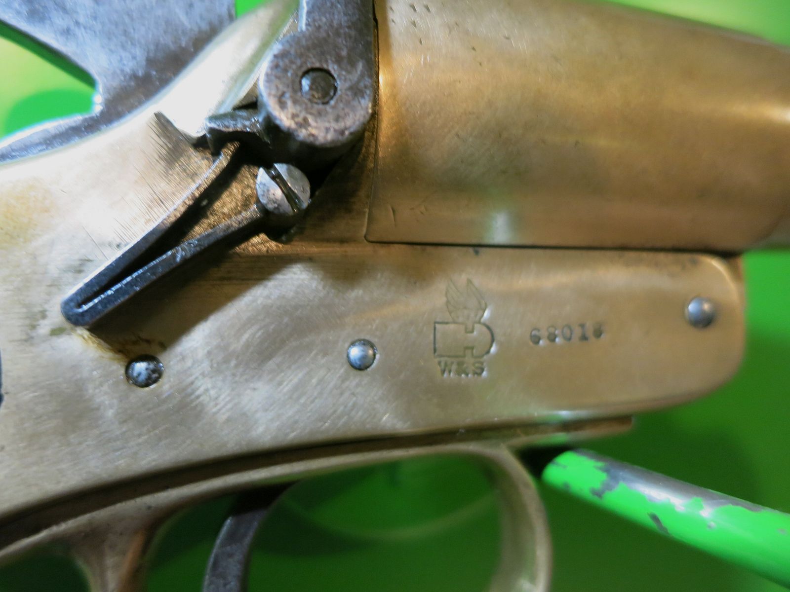 Signalpistole  Webley&Scott Leuchpistole Nr.1 Mk III, Birmingham, Kal. 4 (26,5 mm)   #50