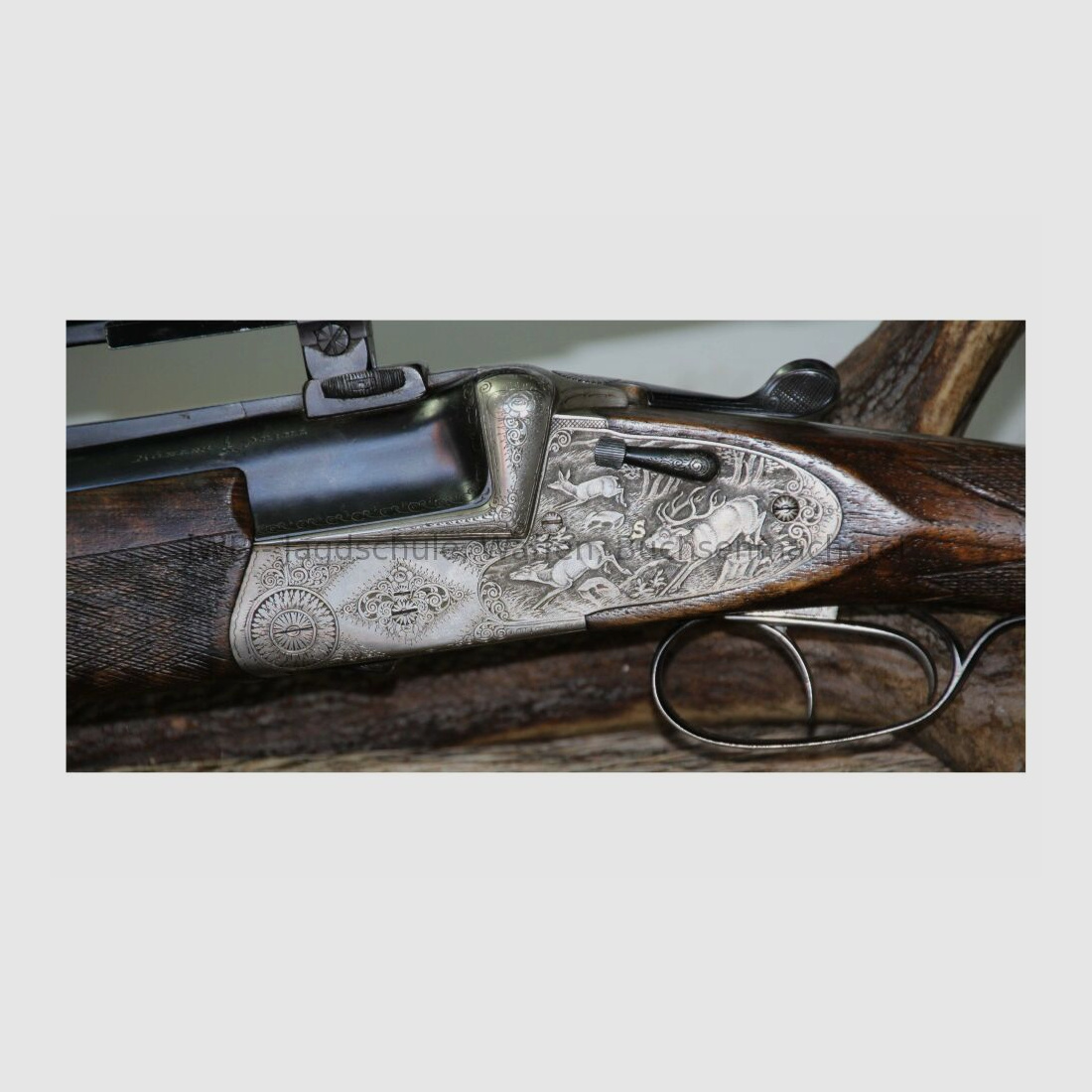 Sodia Bockbüchsflinte mit langen Seitenplatten 16/70;7x57R