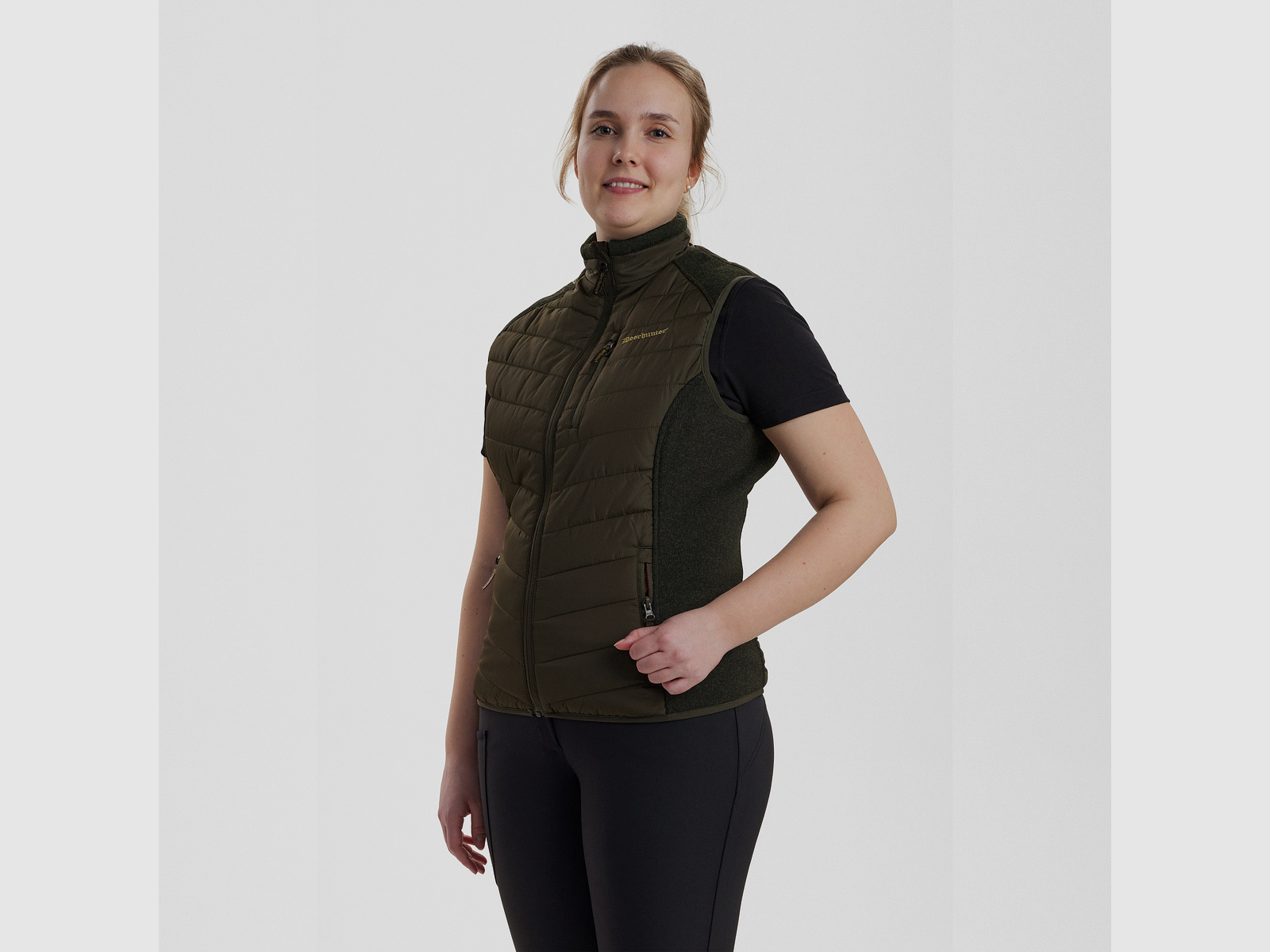 Lady Caroline Wattierte Weste - Timber – Kleidergröße Damen: 48