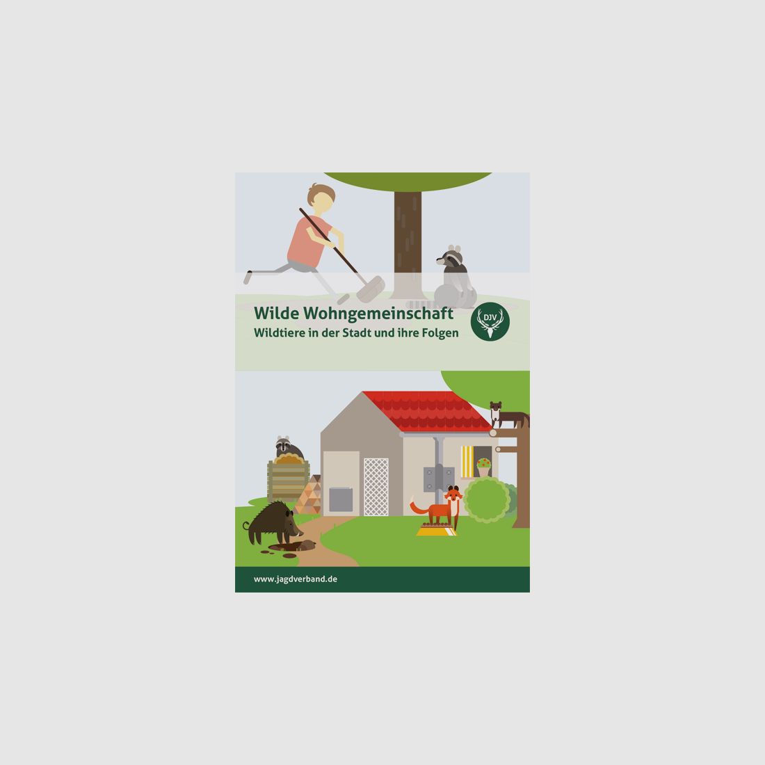 Brochure "Animali selvatici in città - Comunità abitative selvatiche"