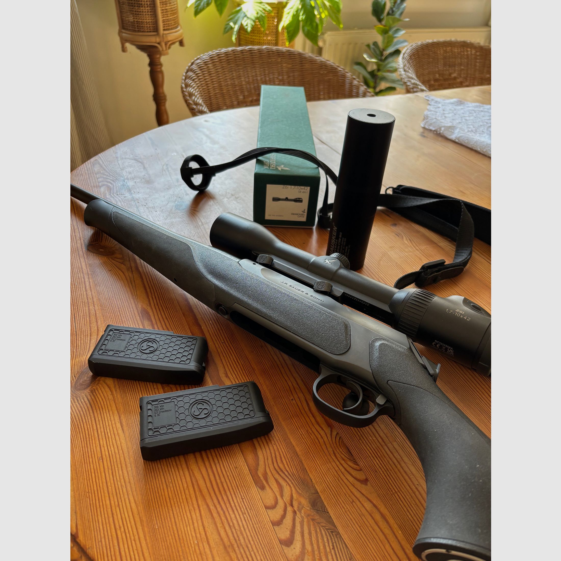 Sauer 505 Ergo Max .308 Win Komplett Set mit Swarovski Z6i und Hausken Dämpfer „RESERVIERT“