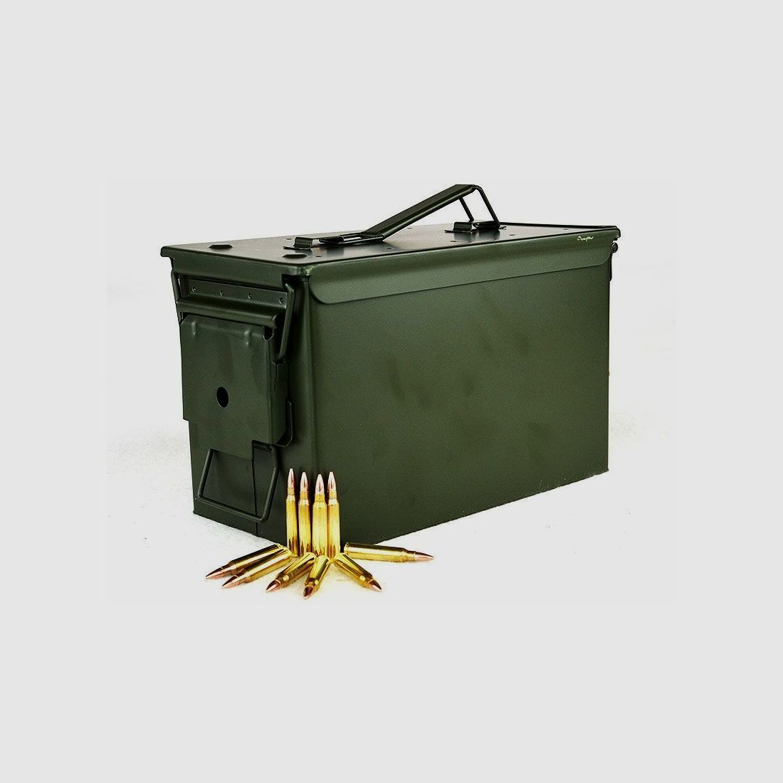 PPU-Munitionsbox mit .308 WIN, FMJ 1 Munitionskiste  500 Patronen	 Kiste mit 500 Patronen