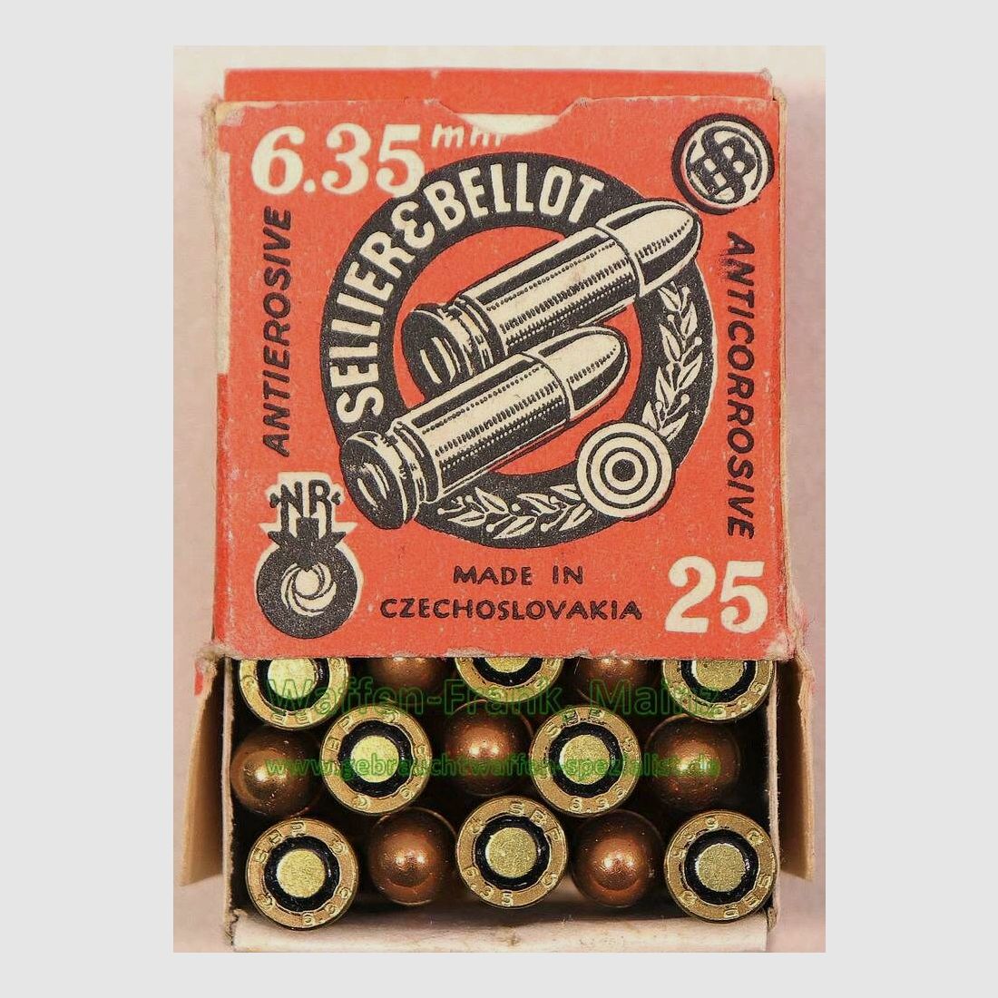 Sellier & Bellot CZ cartuchos de pistola 6,35 mm/.25 ACP