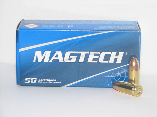 Amunicja Magtech kal. 9mm Luger 7,45g (115gr) FMJ (9A), opakowanie 50 szt.